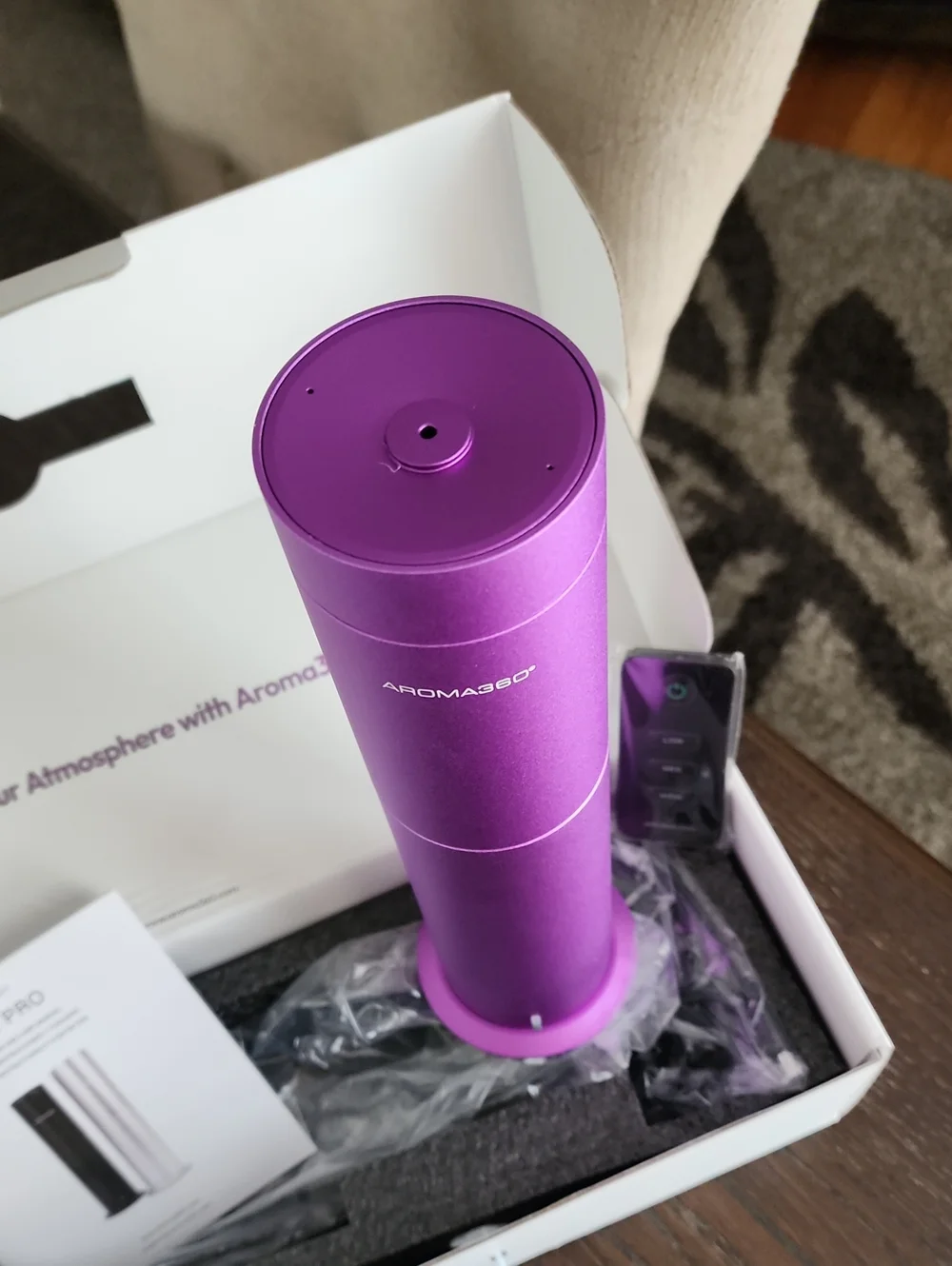 NIB Aroma360 Mini Pro Scent Diffuser - Purple